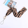 Shellnail Leopard Print Mobile Phone Straps Holder Key Cheetah Badge Camera USB Holders Hanging Neck Rope Lanyard with Keyring