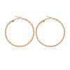 Golden Big hoop Earrings Geometry Metal Gold Earrings For women Female Retro Drop Earrings 2021 Trend Fashion Jewelry