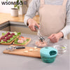 New 1pcs Kitchen Accessories Stainless Steel Meatball Maker Cooking Tool Meat Ball Fish Ball Maker Kitchen Gadget-C