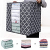 Foldable Quilt Storage Bag Non-woven Dust-proof Clothes Organizer  Portable Moisture-proof Blanket Container Home Storage Bags