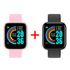 2Pcs Y68 Smart Watch Men Women Digital Watches Bluetooth Sport FitnessTracker Pedometer D20 Smartwatch for Android Ios Xiaomi