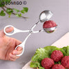 New 1pcs Kitchen Accessories Stainless Steel Meatball Maker Cooking Tool Meat Ball Fish Ball Maker Kitchen Gadget-C