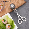 New 1pcs Kitchen Accessories Stainless Steel Meatball Maker Cooking Tool Meat Ball Fish Ball Maker Kitchen Gadget-C