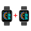 2Pcs Y68 Smart Watch Men Women Digital Watches Bluetooth Sport FitnessTracker Pedometer D20 Smartwatch for Android Ios Xiaomi