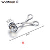 New 1pcs Kitchen Accessories Stainless Steel Meatball Maker Cooking Tool Meat Ball Fish Ball Maker Kitchen Gadget-C