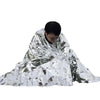 Emergency Blanket Outdoor Survival First Aid Military Rescue Kit Windproof  Waterproof Foil Thermal Blanket for Camping Hiking