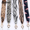 Shellnail Leopard Print Mobile Phone Straps Holder Key Cheetah Badge Camera USB Holders Hanging Neck Rope Lanyard with Keyring