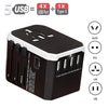 5USB travel adapter Universal Power Adapter Charger worldwide adaptor wall Electric Plugs Sockets Converter for mobile phones