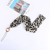 Shellnail Leopard Print Mobile Phone Straps Holder Key Cheetah Badge Camera USB Holders Hanging Neck Rope Lanyard with Keyring