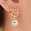 2021 New Crystal Flower Drop Earrings for Women Fashion Jewelry Gold colour Rhinestones Earrings Gift for Party Best Friend