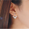 2021 New Crystal Flower Drop Earrings for Women Fashion Jewelry Gold colour Rhinestones Earrings Gift for Party Best Friend