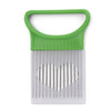 Stainless Steel Onion Cutter Onion Fork Fruit Vegetables Cutter Cutting Aid Guide Slicer Safe Fork Kitchenware Accessories