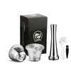 Refillable Stainless Steel Coffee Filter Espresso Coffee Pod For Nespresso Refillable Capsule Two Version