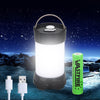 5 Modes LED Rechargeable Lantern Collapsible Tent Lamp Magnetic Flashlight Waterproof Outdoor Flashlamp For Camping Fishing18650