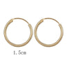 2021 New Vintage Rose Gold Multiple Dangle Small Circle Hoop Earrings for Women серьги Jewelry Steampunk Ear Clip Gift