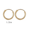 2021 New Vintage Rose Gold Multiple Dangle Small Circle Hoop Earrings for Women серьги Jewelry Steampunk Ear Clip Gift