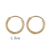 2021 New Vintage Rose Gold Multiple Dangle Small Circle Hoop Earrings for Women серьги Jewelry Steampunk Ear Clip Gift