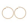 Golden Big hoop Earrings  Geometry Metal Gold Earrings For women Female Retro Drop Earrings 2021 Trend Fashion Jewelry